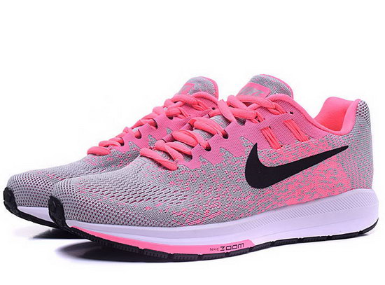 Womens Nike Zoom Structure 20 Light Grey Pink 36-40